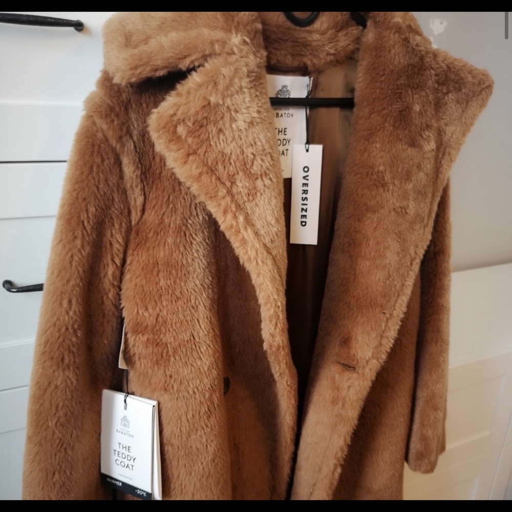 Brand new, never been worn Babaton Teddy coat from Aritzia